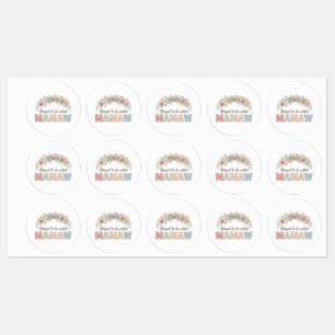 Blessed to be called Mamaw Labels