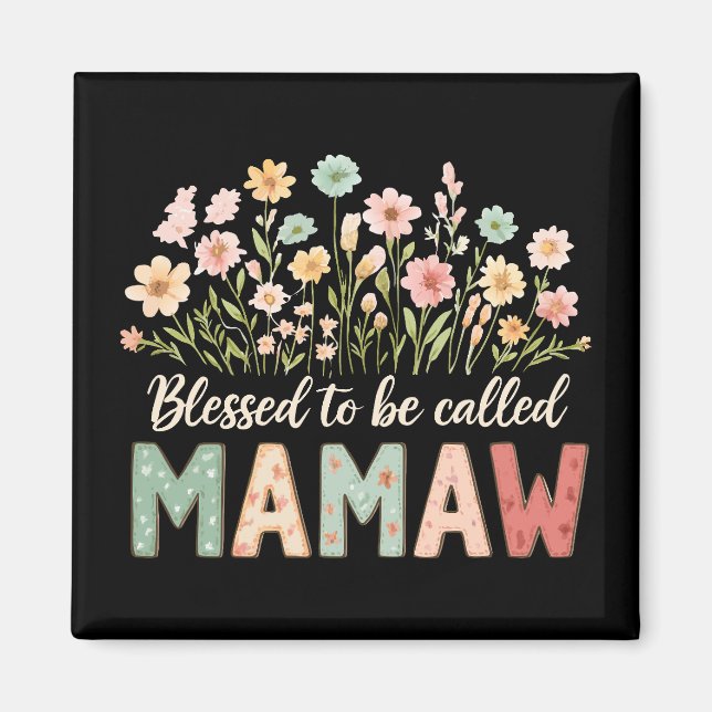 Blessed to be called Mamaw Magnet (Front)