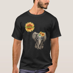 Blessed To Be Called Mawmaw Hippie Elephant Mother T-Shirt