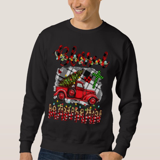 Blessed To Be Called Meemaw Christmas Red Truck Sweatshirt (Front)