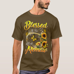 Blessed to be called Memaw Sunflower Lovers Grand T-Shirt