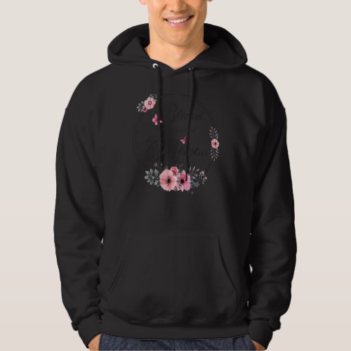 Blessed To Be Called Memaw  Women Floral Decoratio Hoodie