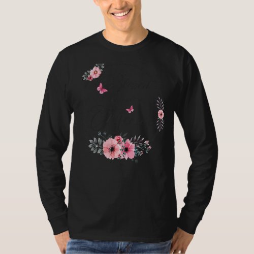 Blessed To Be Called Memaw  Women Floral Decoratio T_Shirt
