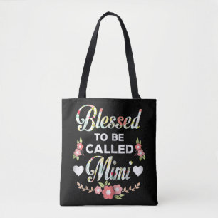 Blessed To Be Called Mimi Christmas Tote Bag