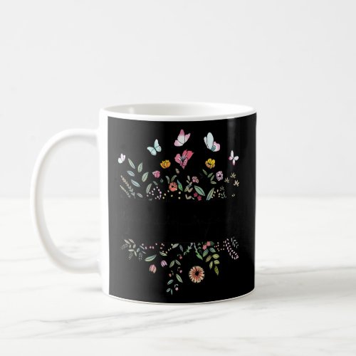 Blessed To Be Called Mimi Floral  Grandma Mothers  Coffee Mug