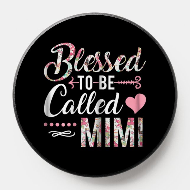Blessed To Be Called Mimi Grandma Christmas PopSocket (Popsocket)