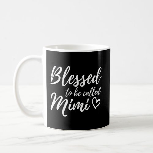 Blessed To Be Called Mimi Tshirt Christmas Grandma Coffee Mug