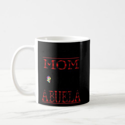 Blessed To Be Called Mom And Abuela Buffalo Plaid  Coffee Mug