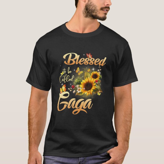 Blessed To Be Called Mom And Gaga St Patricks Day T-Shirt (Front)