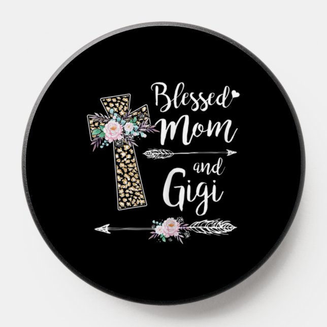 Blessed To Be Called Mom And Gigi Christmas PopSocket (Popsocket)