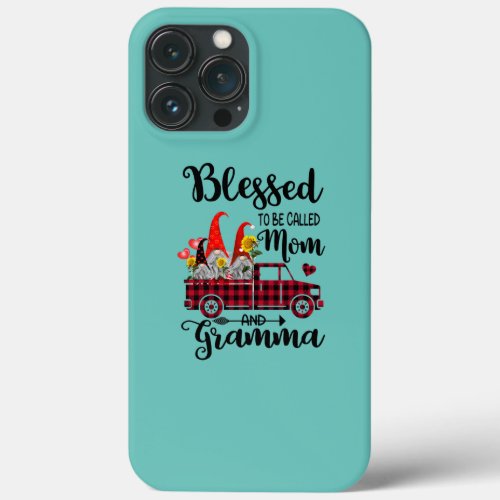 Blessed To Be Called Mom and Gramma Gnomes iPhone 13 Pro Max Case