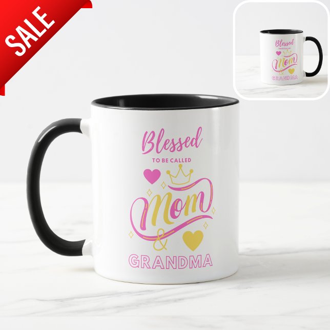 Blessed To Be Called Mom and Grandma Mug (Creator Uploaded)