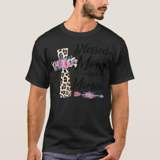 Blessed To Be Called Mom and Mamaw Funny Grandma M T-Shirt