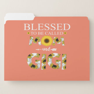 Blessed to be Called Mom and Mimi File Folder