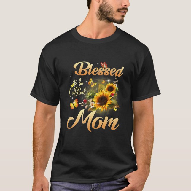 Blessed To Be Called Mom And Mom St Patricks Day T-Shirt (Front)