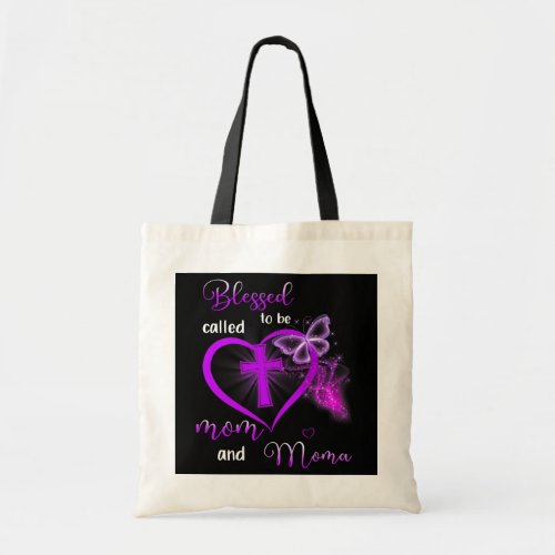 Blessed To Be Called Mom And Moma Mothers Day Tote Bag