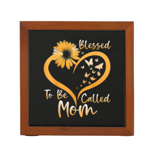 Blessed To Be Called Mom Desk Organizer