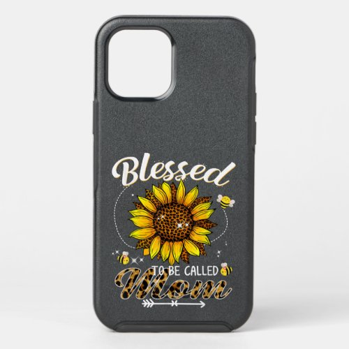 Blessed To Be Called Mom Funny Leopard Sunflower A OtterBox Symmetry iPhone 12 Pro Case