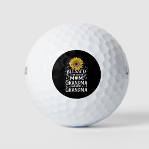 Blessed To Be Called Mom Grandma Great Sunflower Golf Balls