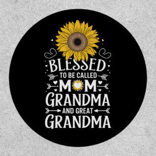 Blessed To Be Called Mom Grandma Great Sunflower Patch