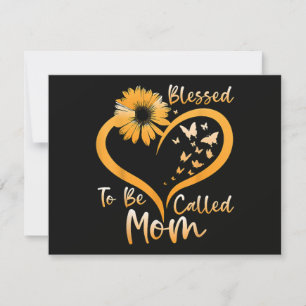 Blessed To Be Called Mom Invitation