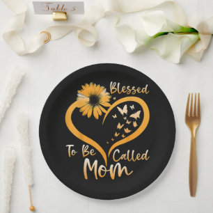 Blessed To Be Called Mom Paper Plates