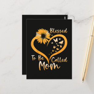 Blessed To Be Called Mom Postcard