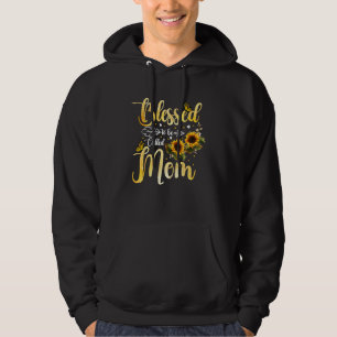Blessed To Be Called Mom Sunflower Butterfly Mothe Hoodie