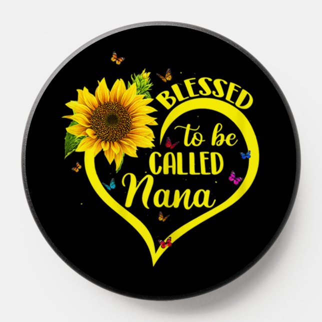 Blessed To Be Called Nana Mother's Day Gift Grandm PopSocket (Popsocket)