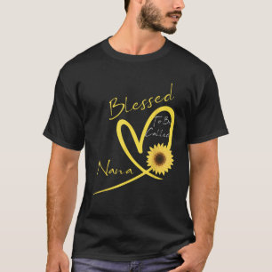 Blessed To Be Called Nana Sunflower Heart T-Shirt