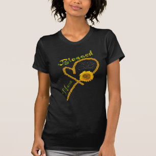 Blessed To Be Called Nana Sunflower Heart T-Shirt