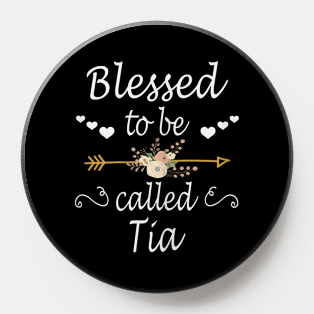 Blessed To Be Called Tia Christmas PopSocket (Popsocket)