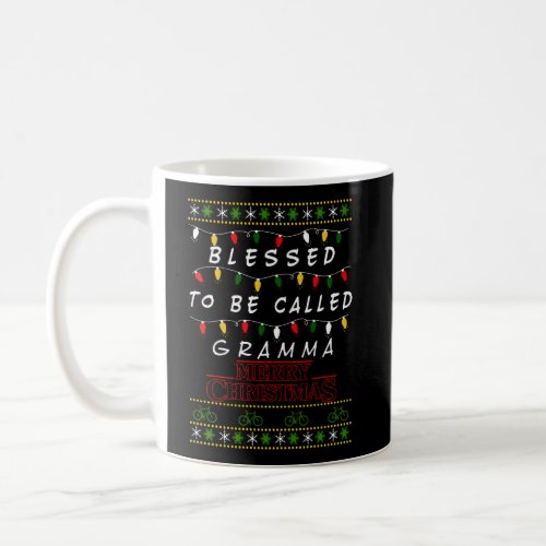 Blessed To Be Gramma Grandma Gift Christmas Coffee Mug
