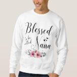 Blessed To Be Nana Grandma Women Christmas Mother&#39; Sweatshirt