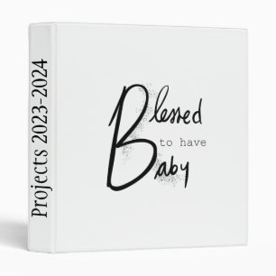 Blessed To Have Baby Photo Book/Portfolio Binder