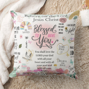 Blessed to Have You – A Faithful Reminder Throw Pillow