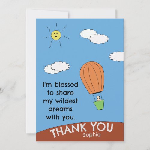 Blessed To Have You in My Life Thank You Card