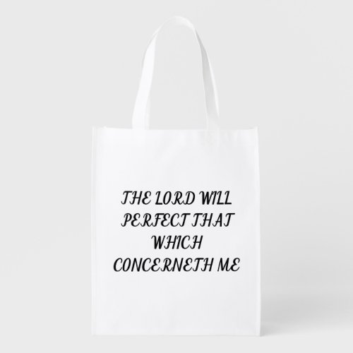  Blessed Tote Carry His Word with You Grocery Bag