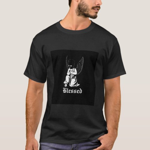 Blessed Trap star t_shirt in black