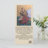 Blessed Ukon Takayama Canonization Prayer Card (Standing Front)
