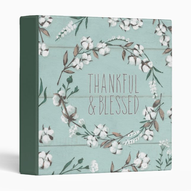 Blessed VI Mint | Thankful & Blessed Binder (Front/Spine)