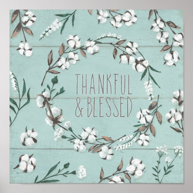 Blessed VI Mint | Thankful & Blessed Poster (Front)