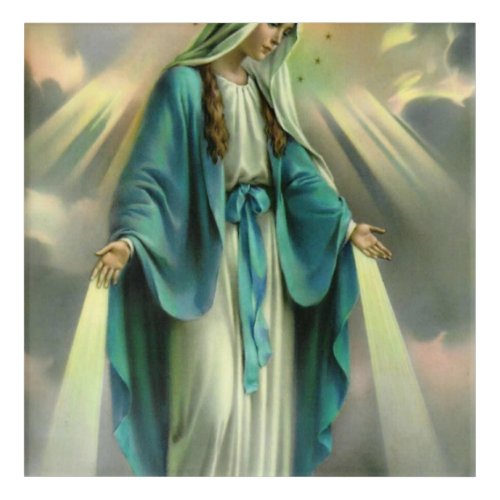 Blessed Virgin Mary Acrylic Print