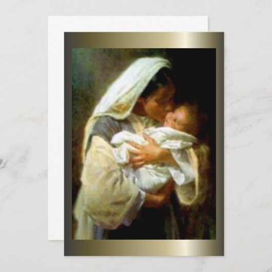 Blessed Virgin Mary and Infant Child Jesus (Front/Back)