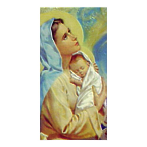 Blessed Virgin Mary and Infant Child Jesus Card