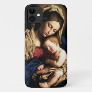 Blessed Virgin Mary and Infant Child Jesus iPhone 11 Case