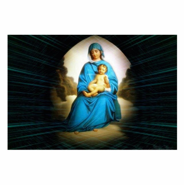 Blessed Virgin Mary and Infant Child Jesus Cutout (Front)