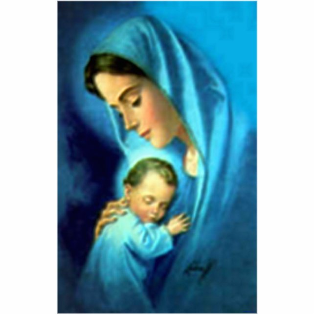 Blessed Virgin Mary and Infant Child Jesus Cutout (Front)