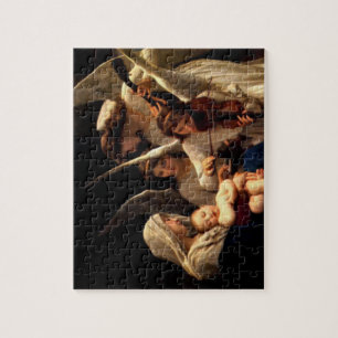 Blessed Virgin Mary and Infant Child Jesus Jigsaw Puzzle