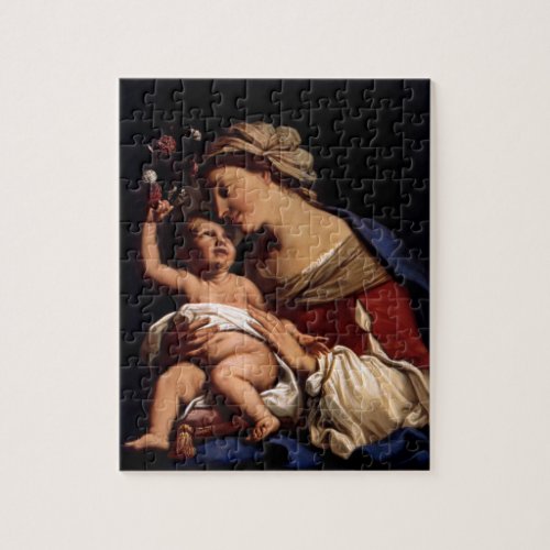 Blessed Virgin Mary and Infant Child Jesus _Sirani Jigsaw Puzzle